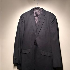 Men’s Grey three piece, two button suit.